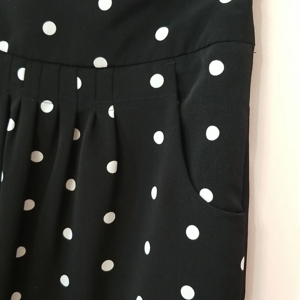 Worthington petite black polka dot skirt, size 4P - Picture 7 of 12